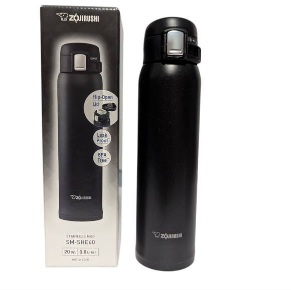 Zojirushi Stainless Mug, 1 Count (Pack of 1), Matte Black 20 Oz. - Picture 1 of 8